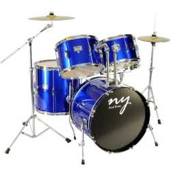 Imagem de Bateria NY First Completa Azul - MUSIC51008