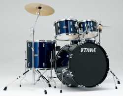 Imagem de Bateria Tama Stagestar 10/12/16/22/Cx14 C/ Ferragem Dark Blue - SG52HK5-DB