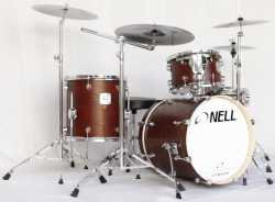 Imagem de Bateria Nell Triple C4 12/14/18/Cx14 Marsala Wood - TC418MW