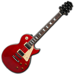 Imagem de Guitarra Tagima TLP Flamed Vermelho C/ Case - TLPFLAMEDTR