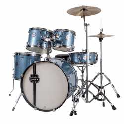 Imagem de Bateria Mapex Voyager Series 10/12/14/22 Azul Sparkle - VR5244TS-BQ