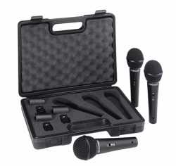 Imagem de Microfone Behringer kit C/ 3 Mics - XM1800S