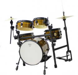 Imagem de Bateria RMV Bistro Pocket 08/10/13/14/CX12 Yellow Zabrano c/ Ferragens - PBJT14962