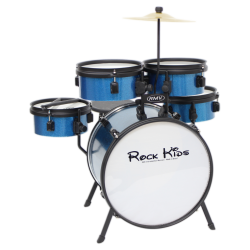 Imagem de Bateria RMV Rock Kids Infantil Azul Sparkle - PBKD14016