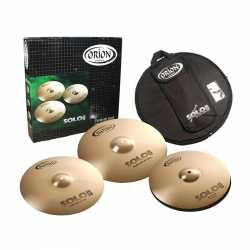 Imagem de Kit de Pratos Orion Solo Pro Master Fast Hand 14" 16" 20" c/ bag - PM90