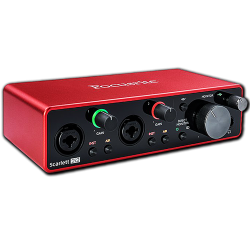 Imagem de Interface USB Focusrite 3ª Geração - SCARLETT2i2