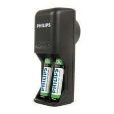 Imagem de Carregador de pilhas Philips AA/AAA c/4 Pilhas 2450mah - SCB1285