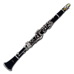 Imagem de Clarinete Shelter 17 Chaves Corpo em ABS Preto - TJS6402